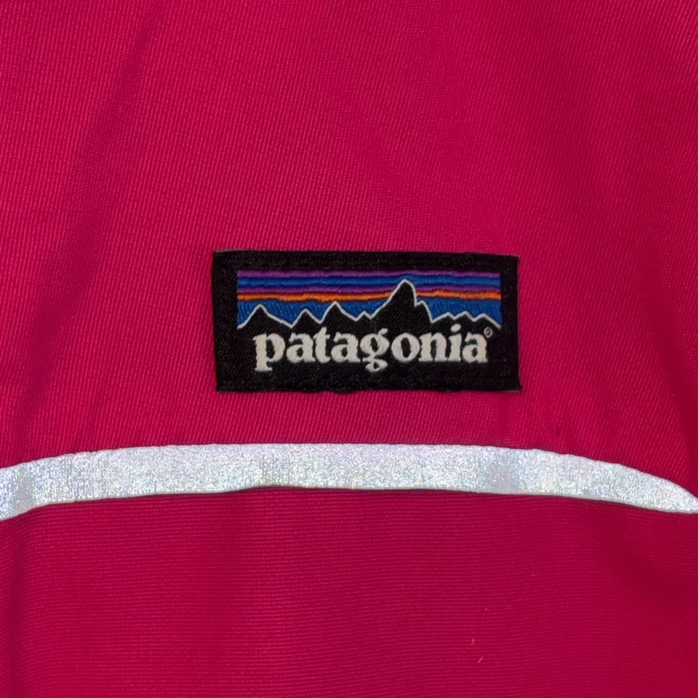 Patagonia Baby Reversible Fleece Jacket Red Purple Green Pink 6M Colorblock